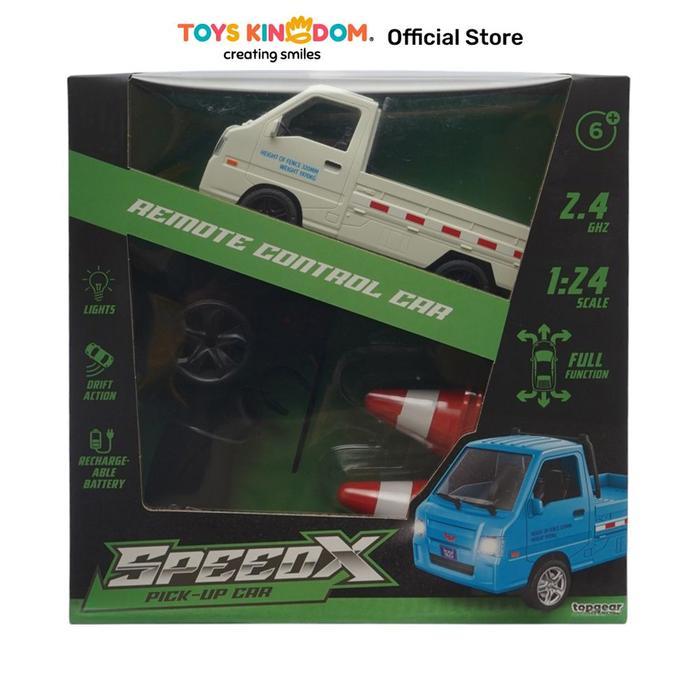 Toys Kingdom Top Gear Speedx Pickup Car Remote Control 1:24 - Putih Miniatur Mobil Mobil-Mobilan