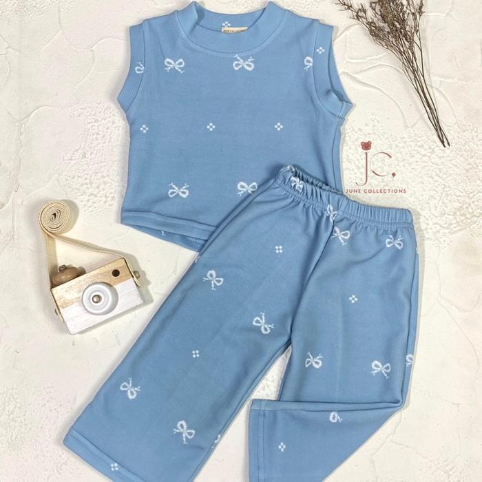 Junecollections Baju Lebaran Anak Setelan Knit Anak Baju Knit Anak Perempuan Stelan Anak Perempuan