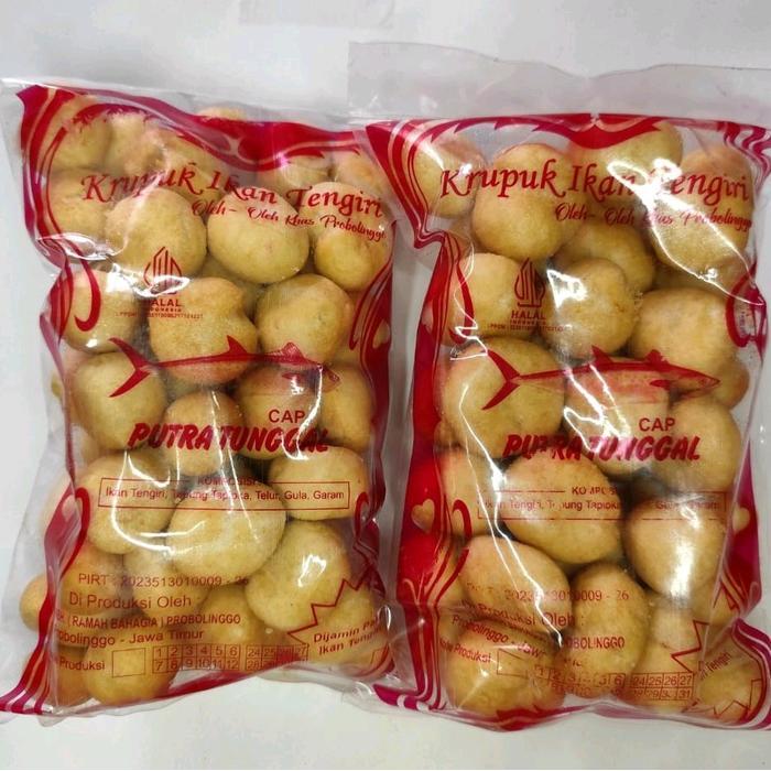 NEW Kerupuk Ikan Tenggiri Khas Probolinggo - Kerupuk Ikan Bulat - bulat