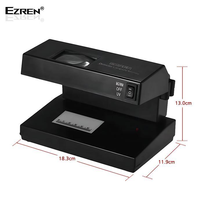 Ezren AD-2138 Alat Deteksi Uang Palsu Money Detector Lampu UV