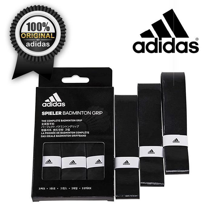 Promo Grip Raket Badminton / Tenis Adidas Adidas Spieler Black Isi 3 Bh Termurah
