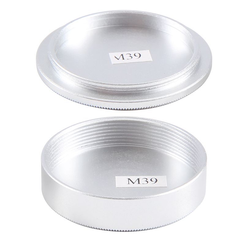 Metal Body Cap And Lens Rear Cap Set For M39 Ltm Lsm Leica Screw Mount Mcm39s