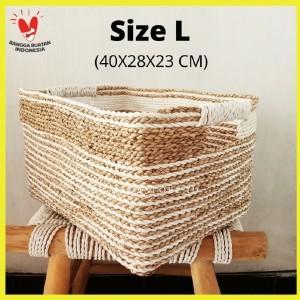 Keranjang Penyimpanan / Kotak Penyimpanan Seagrass / Storage Seagrass / Keranjang Seagrass