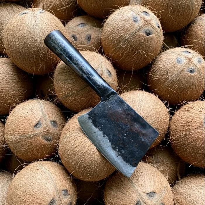Termurah Kapak Kupas Kelapa Gagang Besi Pipa Bahan Material Baja Per Asli