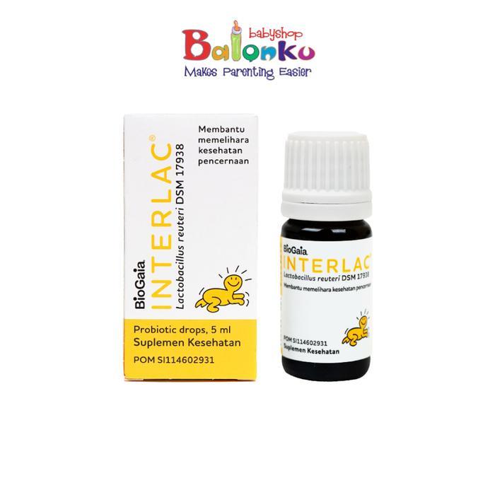 Interlac Oil Drop 5ml - Probiotik Bayi
