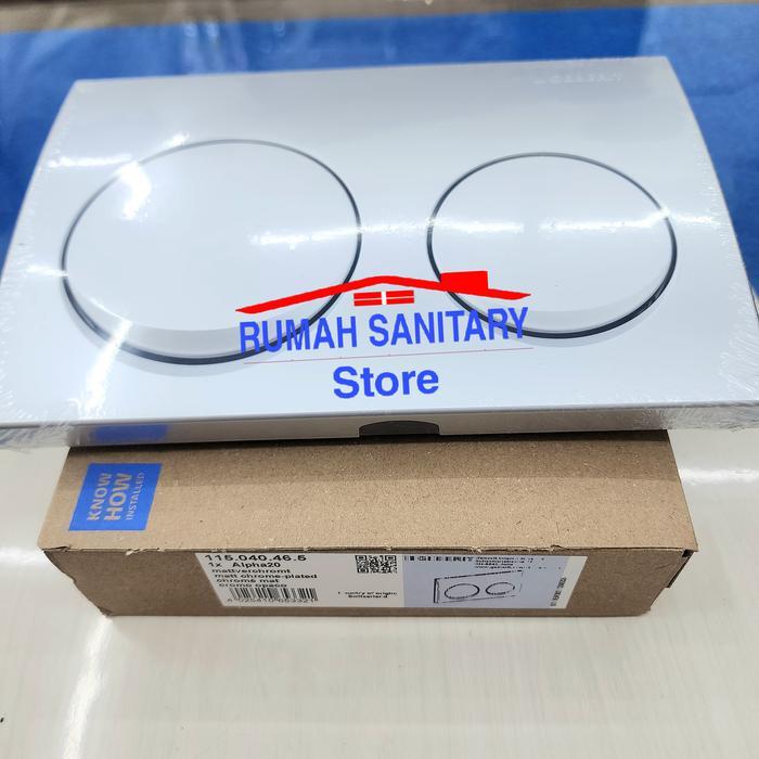 Sparepart Toto Tombol Tanam Geberit Flush Button Toilet Dual Flush Original