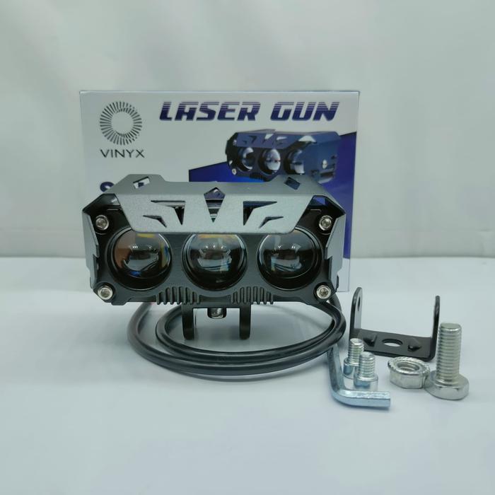 Lampu Tembak Led Sorot Sql 3 Mata Premium Vinyx High Low Satuan Terbaru 