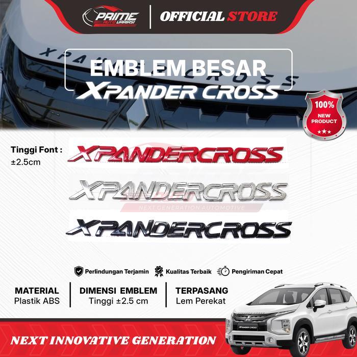 Emblem Kap Mitsubishi Xpander Cross Emblem Kap Mesin XpanderCross