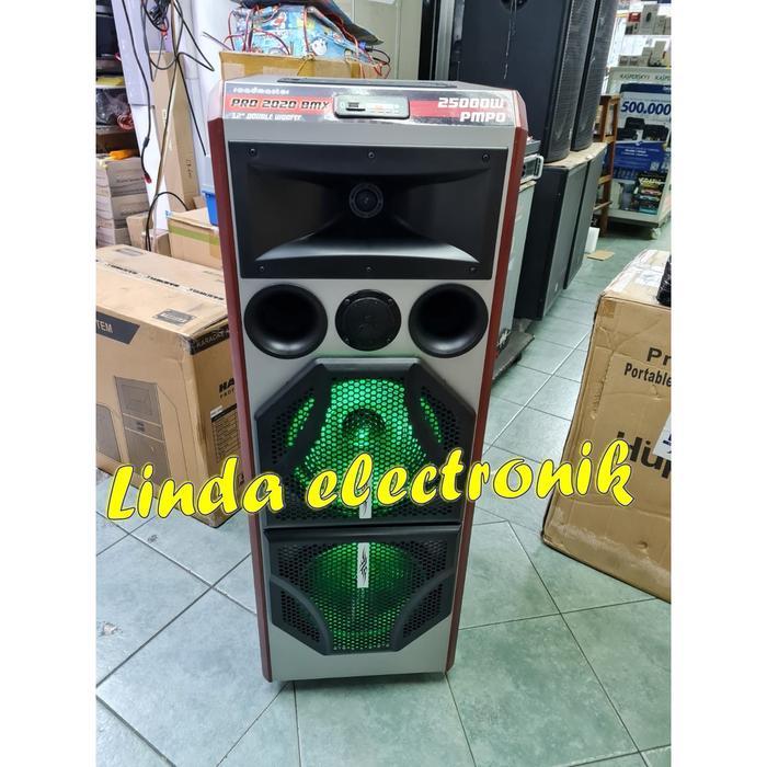 spaker aktif roadmaster pro 2020 bmx analog control 12'' double woofer