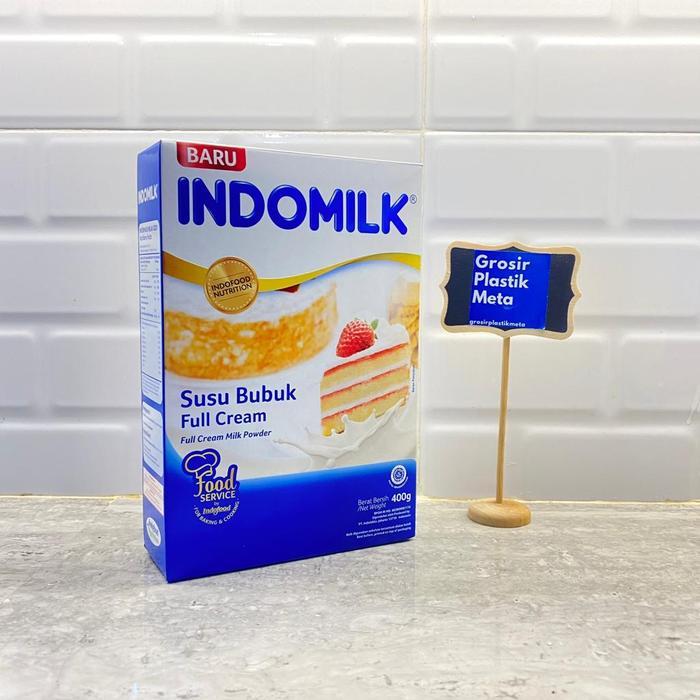 INDOMILK SUSU BUBUK FULL CREAM 400GRAM / BUBUK FULL CREAM / INDOMILK 250GRAM / SUSU KUE KERING