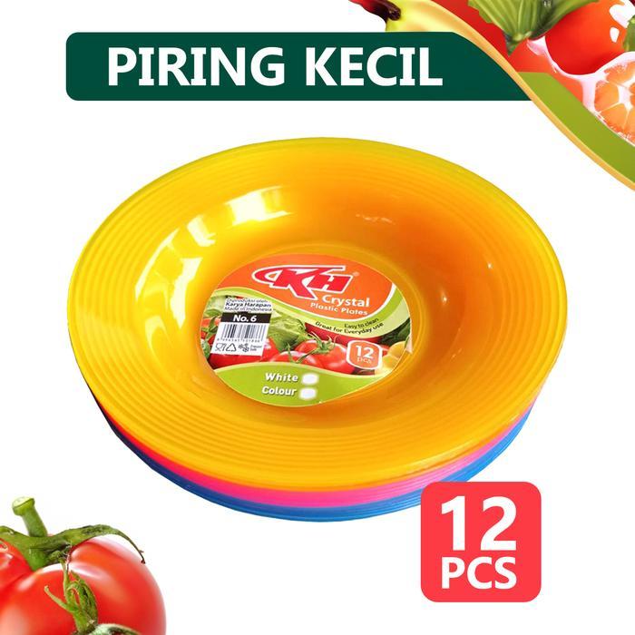 1 Lusin Piring Kecil Tatakan Gelas / Piring Kue Piring Lepek / Piring Plastik Mini