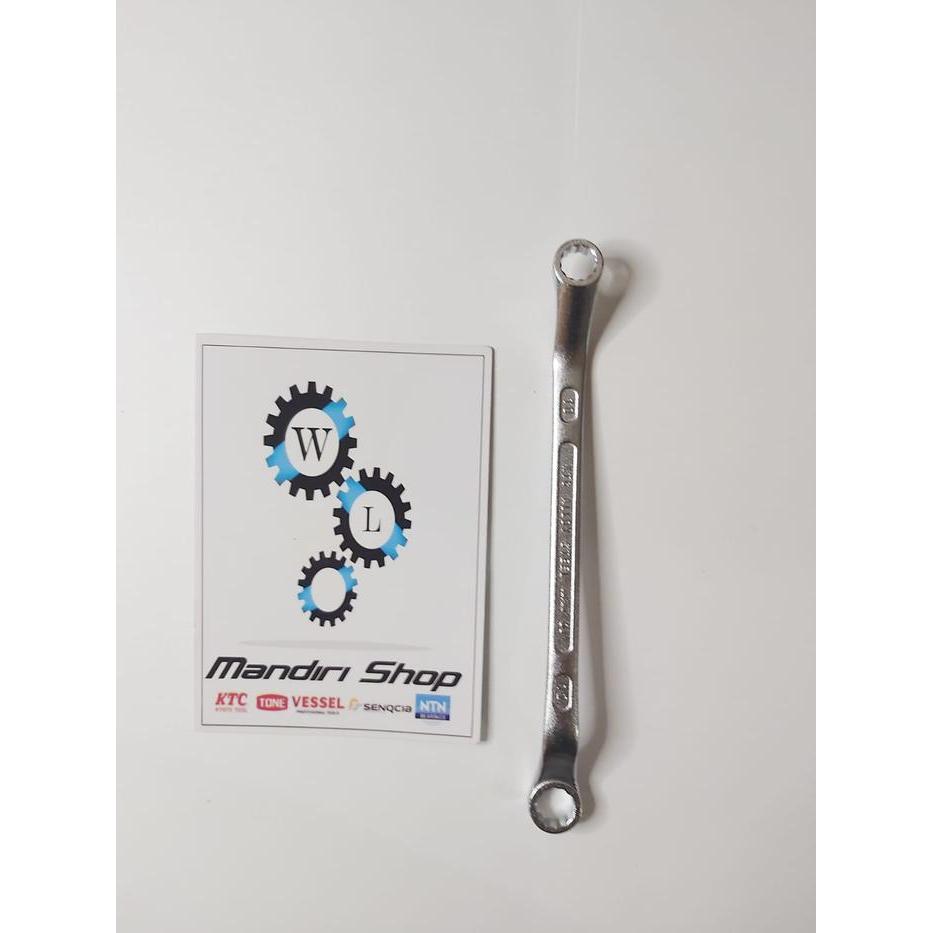Tekiro Tools Store - Kunci Ring Ring 48 / Long Box End Wrench Ktc M25-10X12