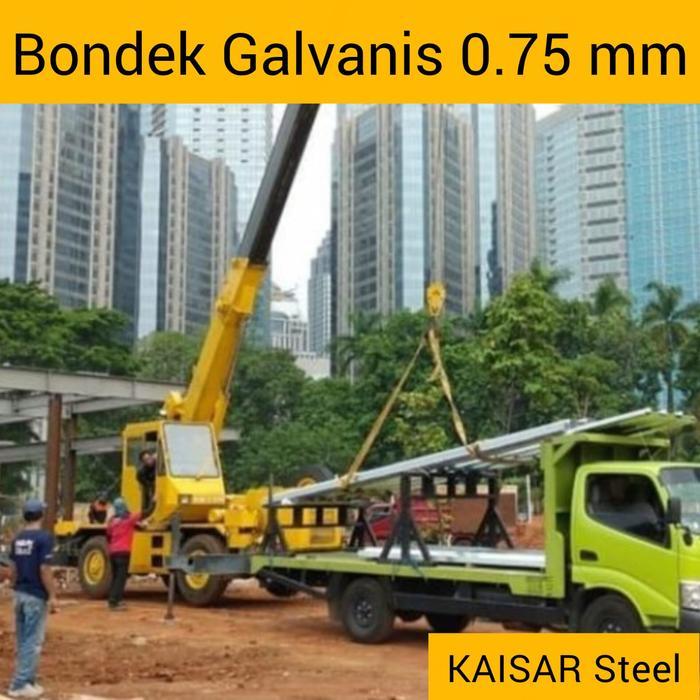 Baru Bondek Galvanis Alas Cor 0.75 Mm