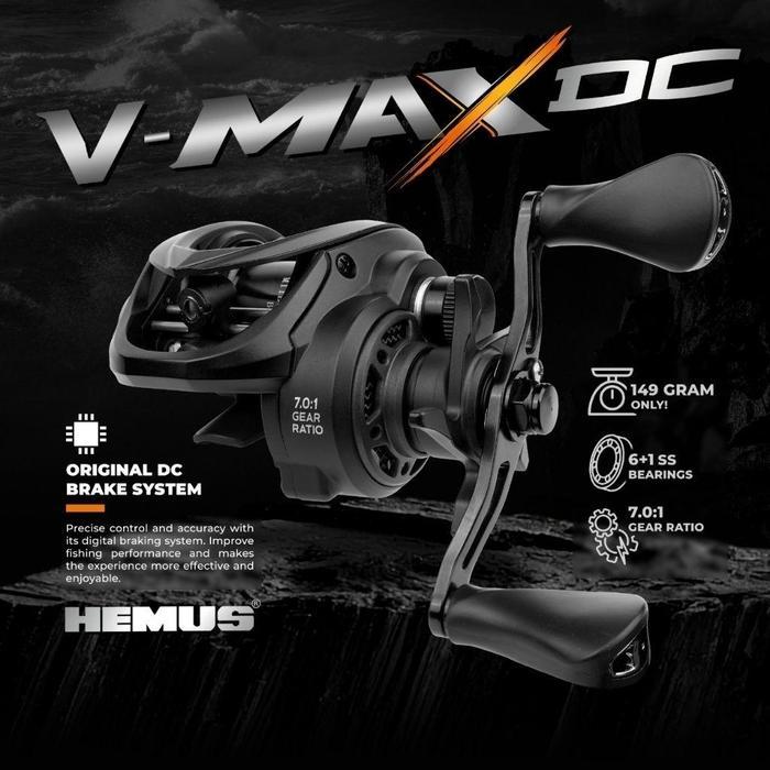 Terlaris Reel Pancing Bc Hemus V-Max Dc