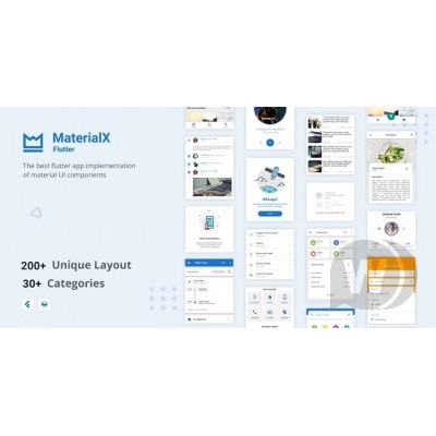 MaterialX Flutter - Source Code Aplikasi Mobile