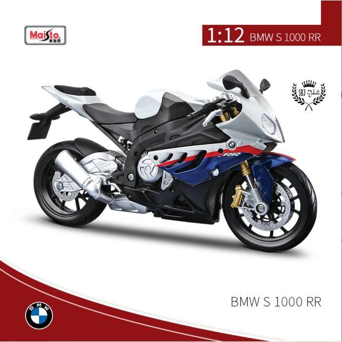 Maisto DIY Diecast sepeda motor skala 1:12 ukuran besar assembly line Original licensed products