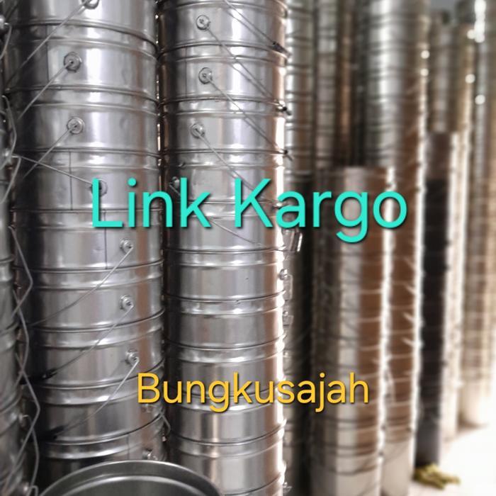 Ember kaleng bekas cap. 20 - 25 kg