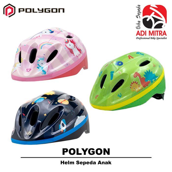 Helm Sepeda Anak Polygon - Helm Polygon Kids Terlaris