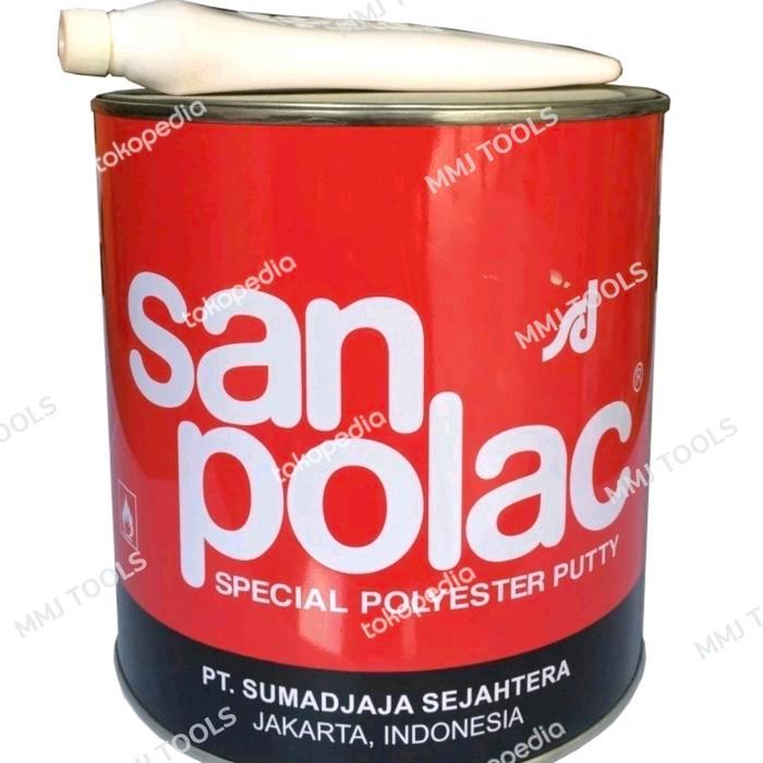 Dempul Sanpolac Galon (4Kg) - Sanpolac Galon - Sanpolac Putty Galon