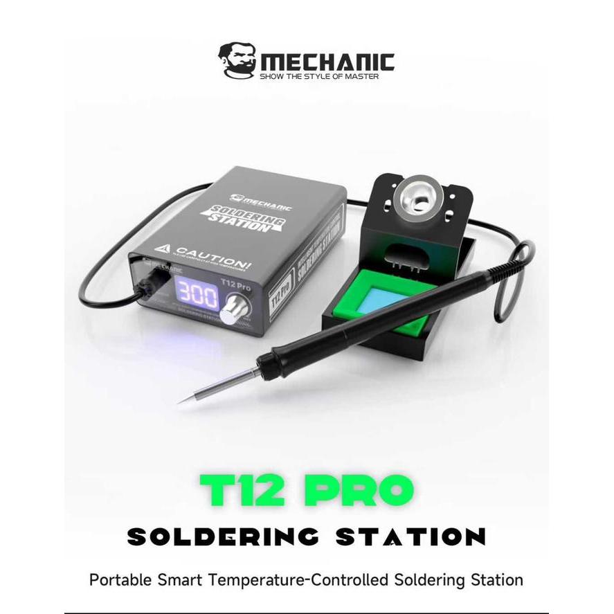 READY SOLDER MECHANIC T12 PRO DIGITAL TEMPERATURE - CONTROL SOLDER STATION MECHANIC T12 PRO ORIGINAL