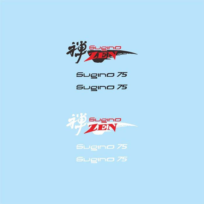 Cutting Sticker Stiker Sepeda Lipat Road Bike Fixed Bike Sugino Zen Chainring Set Vinyl