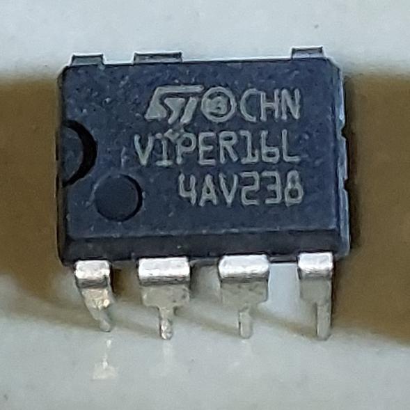 VIPer16L Dip-7 Tancap VIPer16 VIPer 16L ST IC PWM Controller 6W High Voltage VIPer16LN