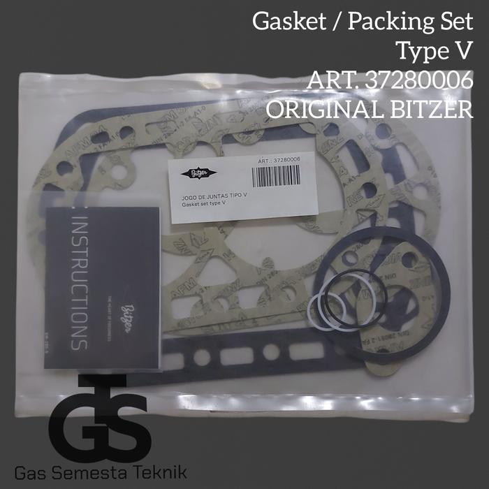 GASKET SET BITZER TYPE V PACKING SET BITZER TYPE V ( ART. 37280006 )