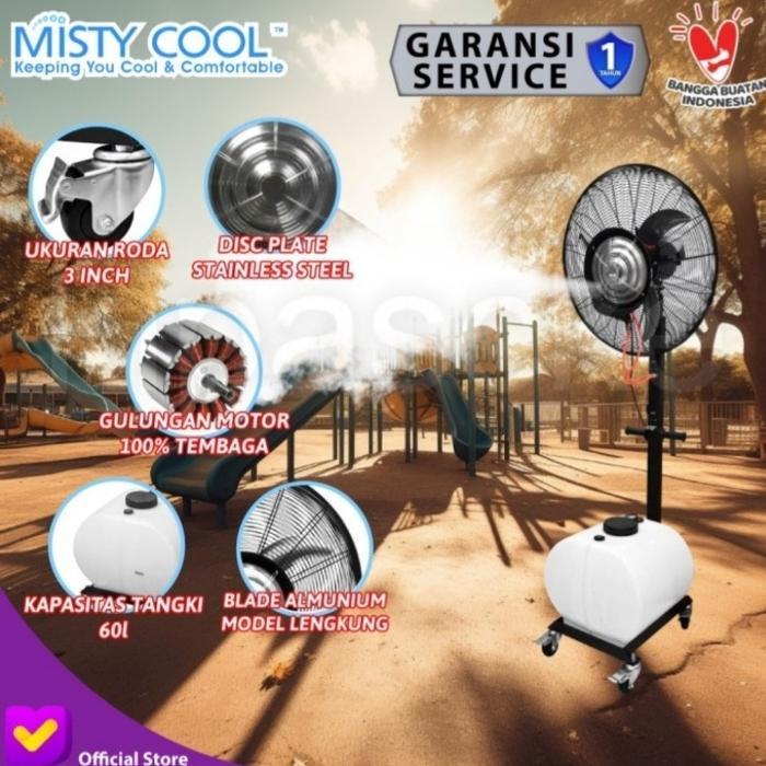 Spray Fan 26 Inch Misty Cool 26" Kipas Angin Kabut Air 26 Inch