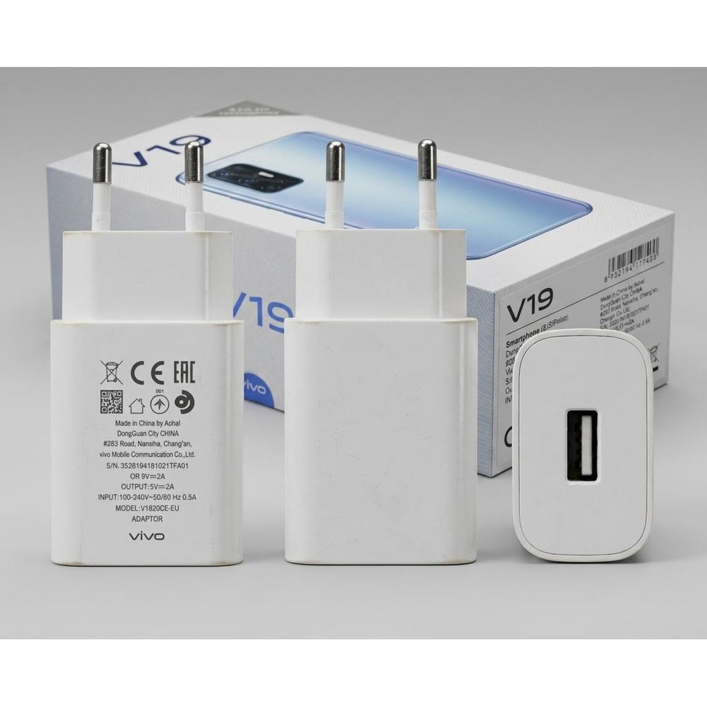 Charger HP Vivo V1820C-EU Ori Bekas Fast Charging 18W 9V 2A Untuk Vivo V19