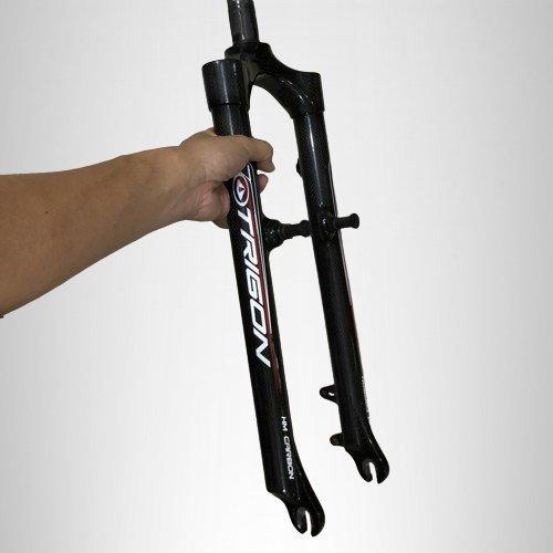 Fork TRIGON Carbon Untuk sepeda 26 27.5 29 Vbrake dan disc ringan rigid ringan buatan Taiwan