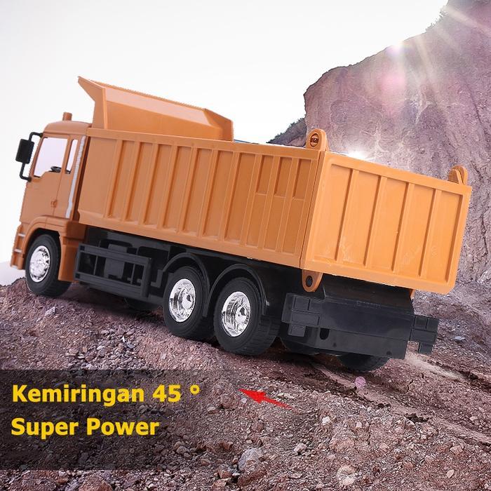Truk Sampah Remote Control Listrik Truk Transportasi Remote Control Truk Sampah Mainan Kendaraan
