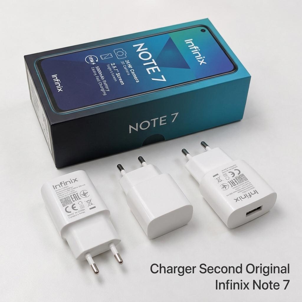 Adapter Charger Infinix U100XEA Original Bekas 5V 2A Infinix Note 7