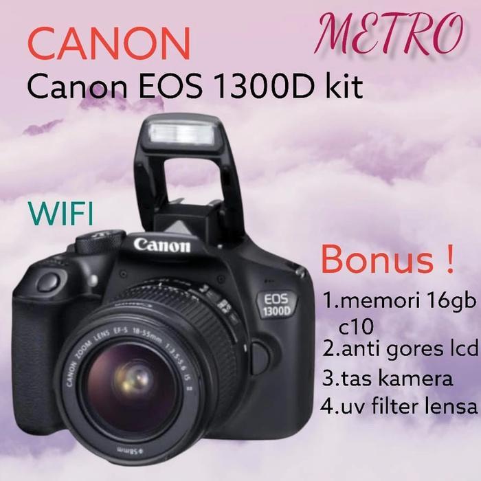 Canon Eos 1300D Kit 18 55Mm Camera Dslr Canon Eos 1300D Kit Terbaru 