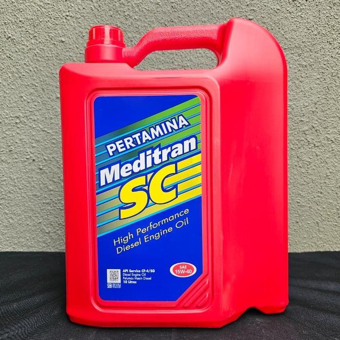 Oli Pertamina Meditran SC Diesel 15w-40 10 Liter / 1 Galon - Oli Mesin Mobil Diesel