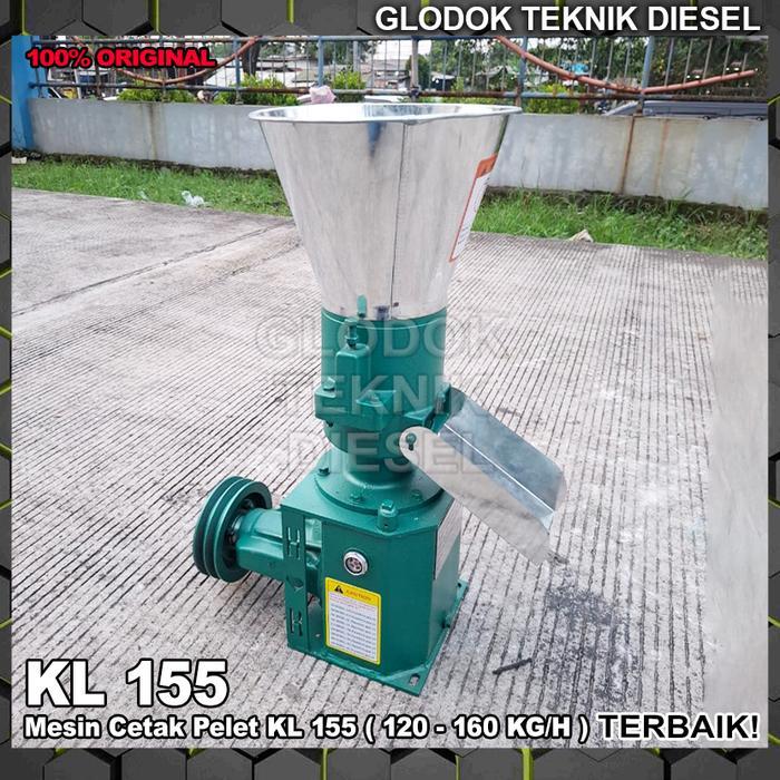 Mesin Pembuat Pelet / Pakan 150 KG + Engine Penggerak Diesel Solar / Dinamo Listrik ORIGINAL TERBAIK