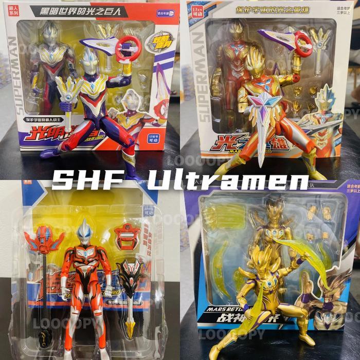 READY Mainan Ultraman Z Zero Shf Ultraman Action Figure Ultraman Zero Beyond SHF Galaxy Glitter