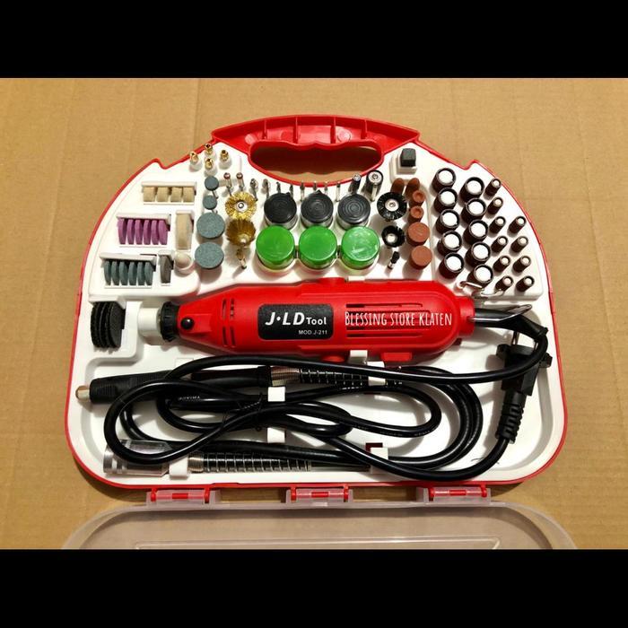 MINI DIE GRINDER JLD J211 / TUNER KIT SET MESIN GERINDA MINI