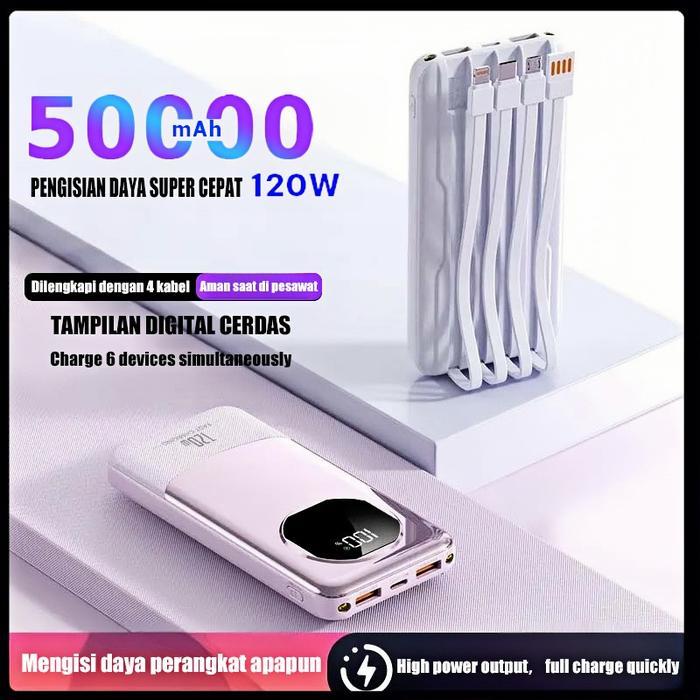 UGREEU 120W power bank awet tahan lamar power bank robot 50000 mah asli ori robot power bank fast