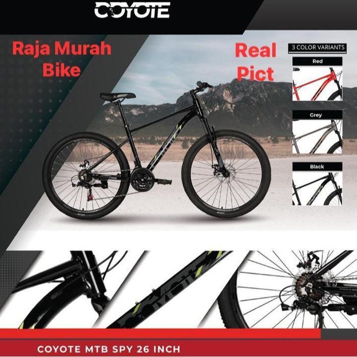 sepeda gunung mtb 26 inch element coyote spy frame alloy sepeda gunung mtb 26 inch coyote spy