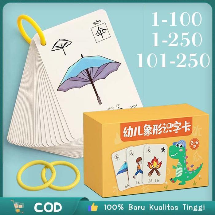 Ready Flash Card Mandarin Hsk 1 Flash Card Kanji Chinese Flashcard Flascard Edukasi Anak Berbagai