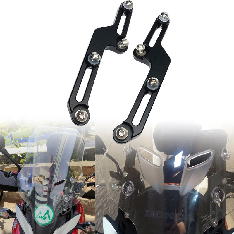 CB500X WINDSCREEN ADJUSTERS MOTORCYCLE CNC WINDSHIELD BRACKET FOR HONDA CB500X CB500 X CB 500X 2017