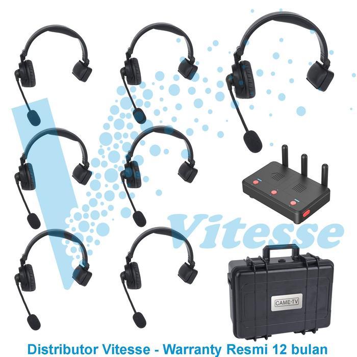 Intercom Duplex Wireless Came Waero 7 Person - spt Clearcom Eartec