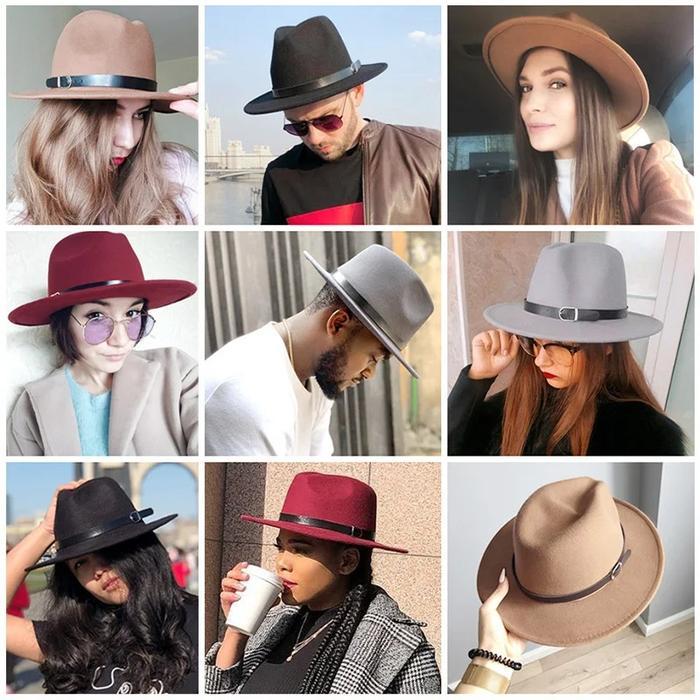 Promo Topi Laken Jazz Vintage Fedora / Topi Country / Topi Koboi Khaki Ori Original