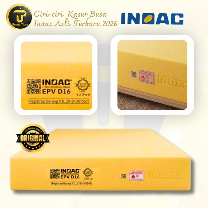 " Kasur Busa INOAC EPV Density 16 Original Garansi 10 Tahun Furniture Asli - Free Bantal Guling