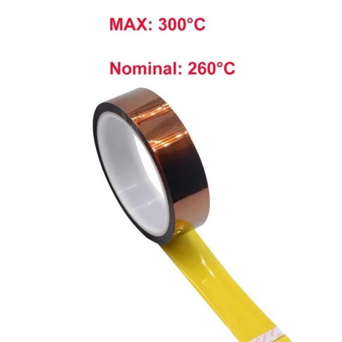 kapton koptan tape 30 mm isolasi anti tahan panas