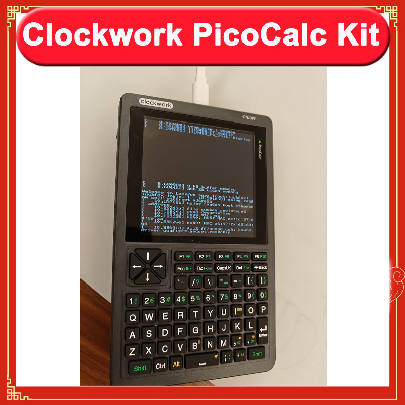 2025 New Clockwork PicoCalc Kit Pico-H 264KB ClockworkPi V2.0 Raspberry Pi Pico Handheld Terminal