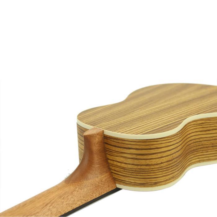Mcool New 21" Brazil Zebrawood Soprano Mini Guitar Ukulele Rosewood
