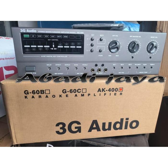 amplifier Karaoke 3g audio ak400 / ak400 3G AUDIO AK400 ORIGINAL