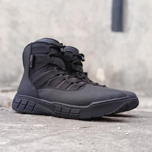 sepatu pdl mid tactical 6 inc pdl lantas polri original caanggo