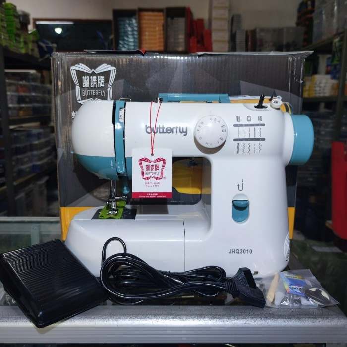 MESIN JAHIT PORTABLE BUTTERFLY JHQ-3010/JHQ3010